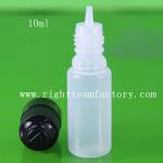 10 ml dropper bottles ldpe with child security and tamper proof cap 10ml PE dropper bottle