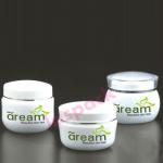 Skin Care Cream Opal Glass Cream Jar