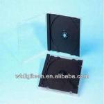 10.4mm CD jewel case single/double with black tray