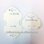 New style fashin display header card with earring holes