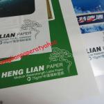 custom bottle label base paper china