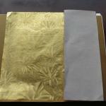 embossed aluminium foil christmas print paper