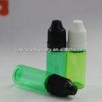 10ml PET green bottles with childproof caps for eliquids