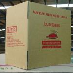 supply brown / white corrugated box