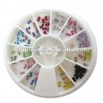 kaho art nail factory wholesale samll order nail accessories high quality beautiful plastic nail polish bottle cap