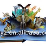 hardcover kids pop-up book printing factory China