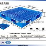 Double faced hdpe plastic pallet