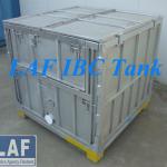 1000liter Metal IBC with pallet for liquid transport