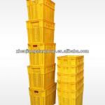 100% virgin PP or PE Stackable &amp; Nestable Plastic fruit Crate (Ventilated type) for fresh fruit ,vegetable ST-1