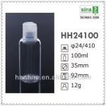 100ml pet plastic bottle/empty plastic bottle/plastic bottle HH24100