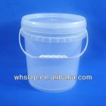 10L clear paint bucket with lid WHP10-1