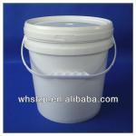 10L white plastic bucket WHP10-1