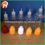 10ml 15ml 20ml 30ml 50ml empty plastic clear PET e liquid bottle with long thin tips&amp;childproof cap eye dropper bottle TBLDES-3(TIP-B)