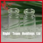 10ml clear glass vial 0.33oz for injection with rubber and flip off caps RT-glass vial--10ml