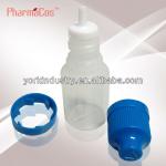 10ml PE e-liquid bottle(plastic bottle) with long thin dropper and childproof cap PC13-25-84