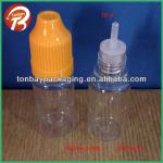 10ml PET empty e cig liquids clear plastic dropper bottles with long thin tip &amp;childproof cap TBLDES-3-10ml(TIP-B) TBLDES-3-10ml(TIP-B)