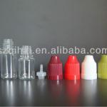 10ml plastic transparent empty liquid bottles with safety cap long thin dropper JB-228 JB-228