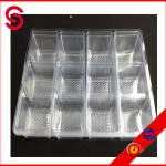 12 compartment plastic PET blister biscuit tray nonstandard