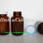 120ml Amber glass medical bottle with wide neck YPW120