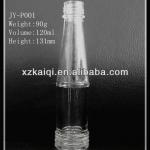 120ml clear oral liquid glass bottle JY-P001