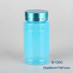 120ml PET Plastic Bottles Wholesale for Drugs Yellow/Blue/Clear/Amber B-120C