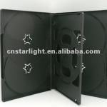 14mm Black DVD Case for 6 DVDs with tray PP14MM6DVD