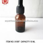 15 ML Empty Amber Glass dropper Bottles X1097