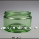 150ml green glass cosmetic jar with cap MH2032