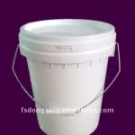 15L HDPE plastic pail with lids,Plastic round pail with handle DXPB14