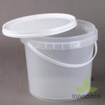 15L Transparent Round Plastic Pail/ Bucket for paint 15L Transparent Round Plastic Pail