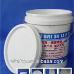 15L Unbreakable white Plastic Buckets with Printing 15L