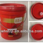 16L red pail for paint WHP16-1