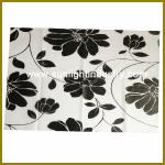 17 gsm black flower printed tissue paper SL1307225