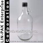 2.5 Litre clear Glass Bottle with handle K89