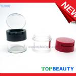 2 in 1 round loose powder container with mirror (TJ2002) TJ2002