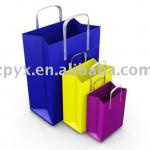 2011 fashion colorful kraft paper bag with paper handle PYX-CHB001