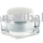 2012 hot golden square acrylic 30g cosmetic jar QL05