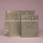 2012 hot paper silver carry bag for UK with cotton handle PB-47