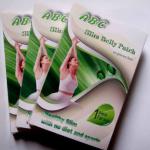 2012New arrivel natural ABC Slim Belly Patch weight loss capsule