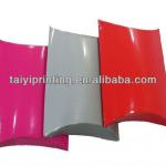 2013 customized paper Colorful Pillow Box TaiYi