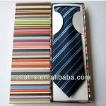 2013 fashion colorful tie paper packaing box zxe-jf017