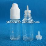 2013 Hotsale Empty BE-11 10ml pet needle tips dropper bottles with Childproof Cap (for E-liquid Bottle) BE--11