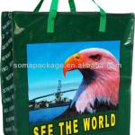 2013 Most popular PP woven promotional bag with zipper SM-1142