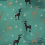 2013 New Design Printed Christmas Metallic Gift Wrapping Paper Wholesale PPW-MT02