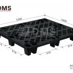 2013 Single faced recycle plastic pallet B1# P-B1#1210