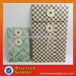 2014 Free Shipping Fancy string and button envelopes for diy envelope bag