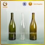 2014 hot sale 750ml cork top burgundy wine glass bottle P-AN-02