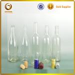 2014 hot-sale high-quality 750ml unique design of wine glass bottle P-AN-05