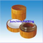 2014 Innovative bamboo cream jar for cosmetic SC011025035