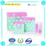 2014 New Azure Paper with Polka Dots Shopping/Gift Packaging Bag HH047